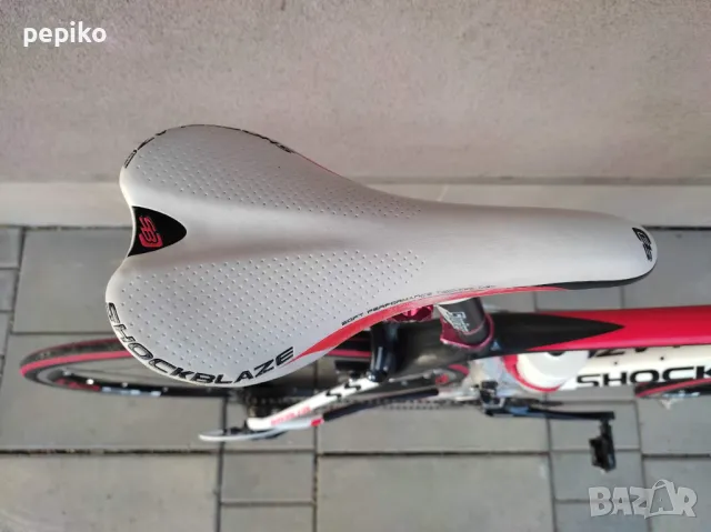 Продавам колела внос от Германия  шосеен карбонов велосипед SHOCKBLAZE CARBON 28 цола, снимка 11 - Велосипеди - 49102619