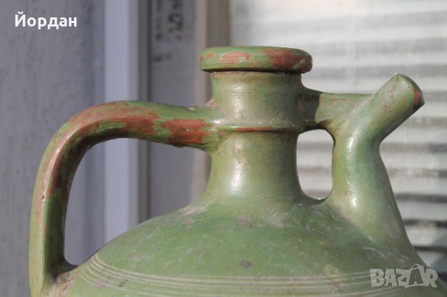 Керамичен съд за съхранение на оцет , снимка 2 - Антикварни и старинни предмети - 35631327