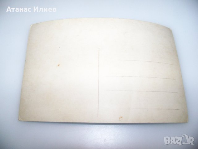 Момиче с котенца, стара романтична картичка, снимка 5 - Филателия - 44342879