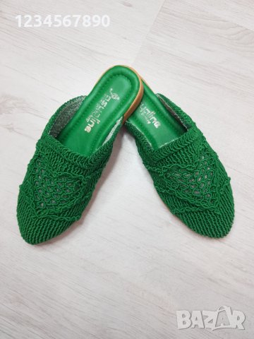 Нов модел плетени чехли , снимка 3 - Чехли - 40529893