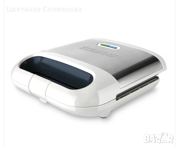Тостер за сандвичи Taurus  Mysandwich luxe , 800W, LED работа, незалепваща повърхност