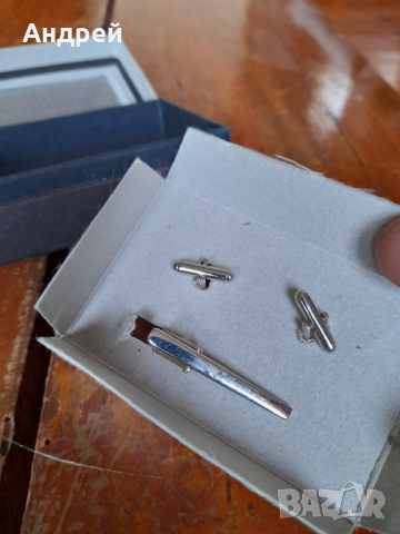 Игла за вратовръзка,ръкавели, снимка 4 - Антикварни и старинни предмети - 44640018