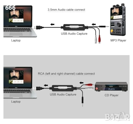 DigitNow! USB Audio Capture - Records Audio to Digital MP3 Converter, снимка 9 - Друга електроника - 50984238