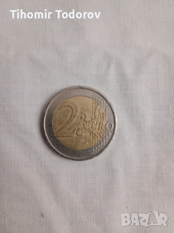 Продавам колекционерска монета от 2 €, произход Гърция.