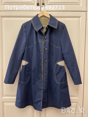 Тренч шлифер  синьо, снимка 1