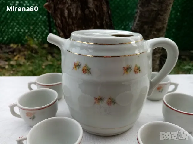 Старо българско сервизче за ракия, снимка 2 - Сервизи - 48358604