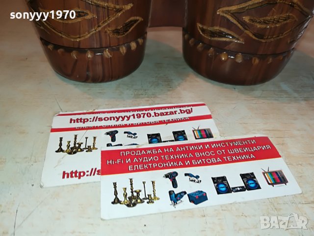 🛑РЕТРО БАРАБАНИ 20Х10Х10СМ-ВНОС SWISS, снимка 11 - Антикварни и старинни предмети - 38271977