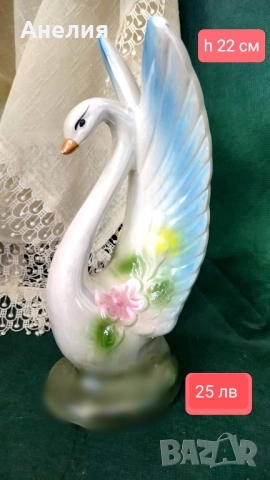 Лебед цветен висок, снимка 2 - Декорация за дома - 52095679
