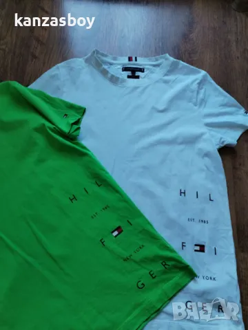 Tommy Hilfiger - страхотна мъжка тениска SLIM FIT 2 цвята , снимка 10 - Тениски - 50086831