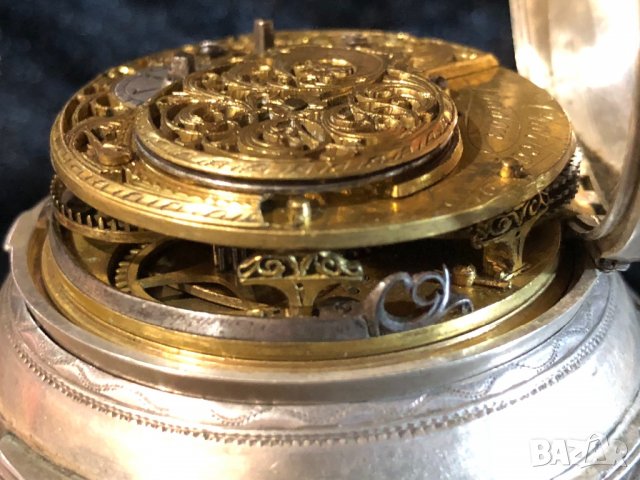 Джобен часовник на големия майстор от 18-ти век William Clarke , снимка 9 - Джобни - 30294757