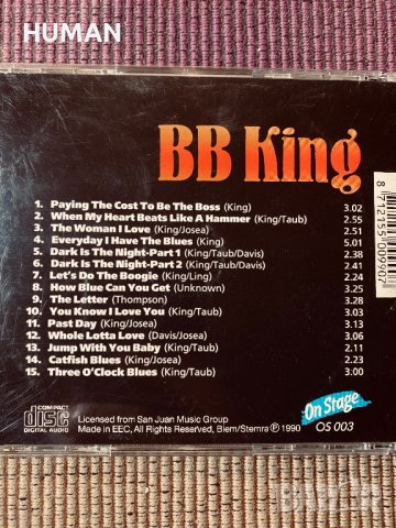 John Lee Hooker - B.B King, снимка 7 - CD дискове - 39156904