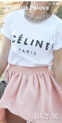 Тениска оригинал модна къща CÈLINE  vintage , снимка 7 - Тениски - 40512928
