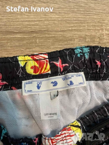 Бански Off-White – черни с риби и морски звезди, снимка 3 - Бански - 50499725