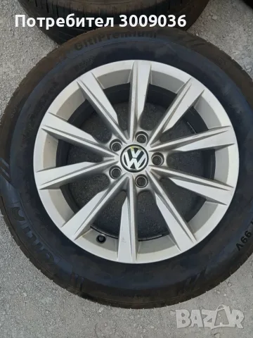 Оригинални алуминиеви джанти Volkswagen 17'' 5x112 7J ET43, снимка 3 - Гуми и джанти - 56105753