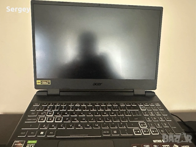 Acer Nitro 5 Ryzen 7 6800H / RTX 3070 за части или ремонт, снимка 3 - Лаптопи за игри - 54082581