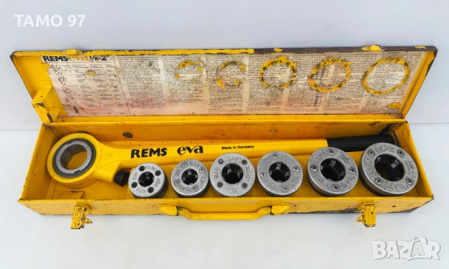 REMS EVA - Ръчна винтонарезка 3/8''-1/2''-3/4''-1''-1 1/4'', снимка 1