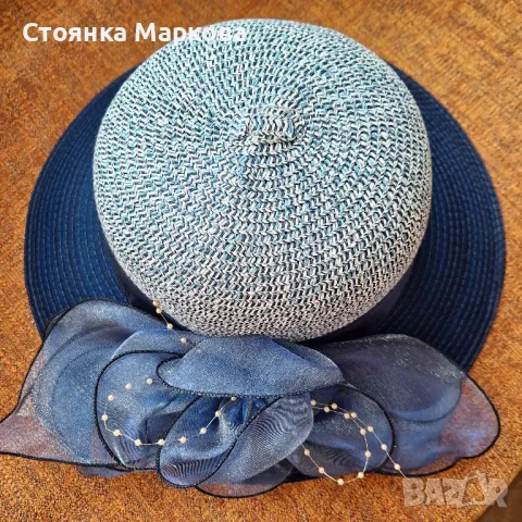 Красиви летни капели с цветя, снимка 6 - Шапки - 48973473