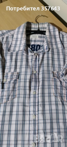 Мъжка риза с къс ръкав, снимка 6 - Ризи - 54281963