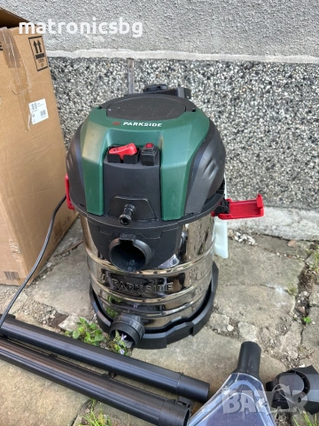 Нова прахосмукачка за сухо и мокро почистване Parkside PWS 20 E4, снимка 3 - Прахосмукачки - 54240281