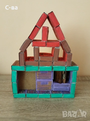 Ръчна изработка от кибритени кутии, снимка 4 - Декорация за дома - 53901706