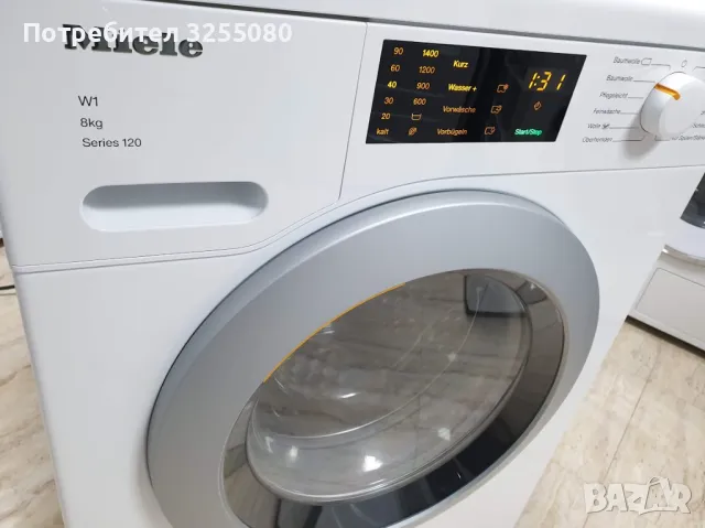 Miele W1 Serie 120 Classic Пералня Миеле 12м Гаранция, снимка 1 - Перални - 48495158