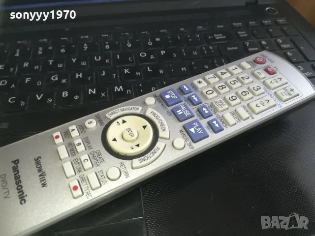 PANASONIC DVD VIDEO COMBO REMOTE 2109241818, снимка 2 - Дистанционни - 47314880