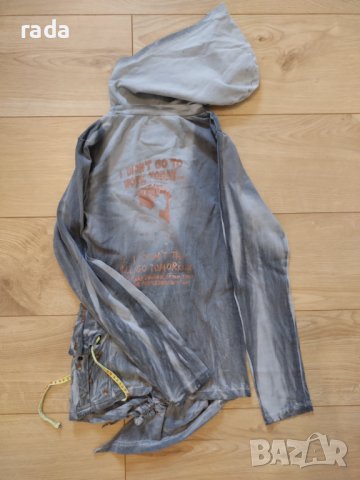 Асиметричен суичър с качулка , снимка 3 - Суичъри - 42375313