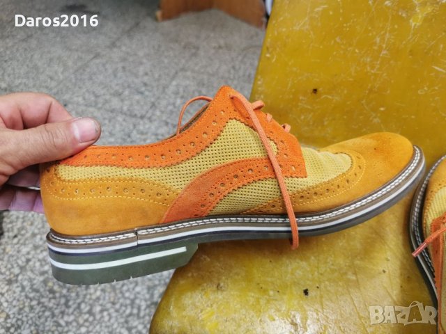 Уникални мъжки обувки Brimarts 43 номер, снимка 7 - Официални обувки - 38053808