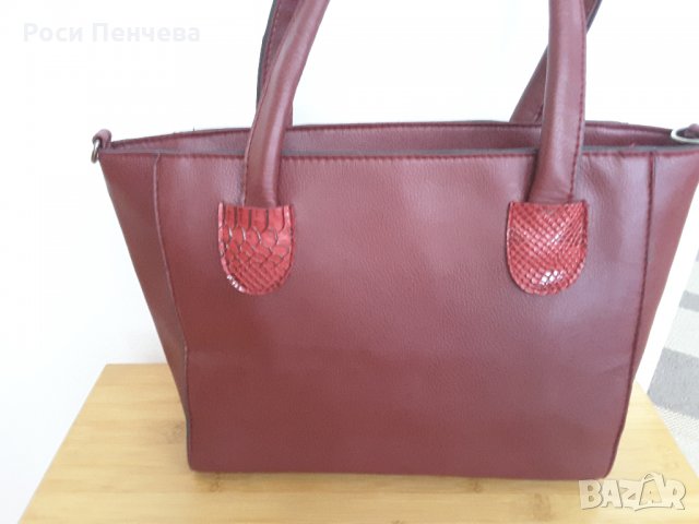 Дамска чанта НОВО-цвят бордо, снимка 2 - Чанти - 29420674
