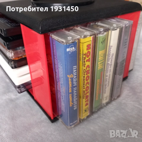 Стойка за касети/ касетник с 22 аудио касети, снимка 3 - Аудио касети - 53185043