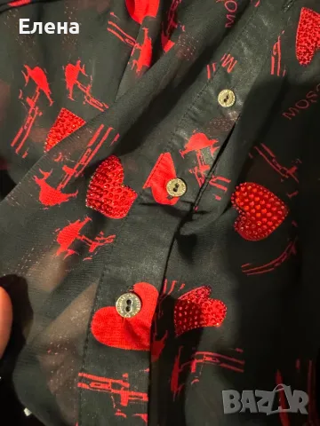 Оригинална Love Moschino риза , снимка 8 - Ризи - 50084666