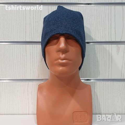 Нова зимна шапка с цвят тъмносин пясък, снимка 6 - Шапки - 32046545