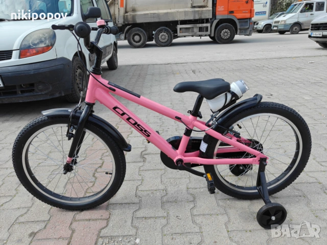 CROSS Алуминиев велосипед 20" ROXY розов, снимка 7 - Велосипеди - 53980855