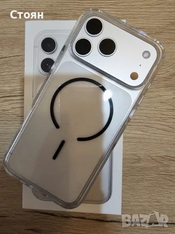 iPhone 17 Pro Max 256GB Сребърен Като нов 3 години гаранция към Yettel, снимка 4 - Apple iPhone - 55957739
