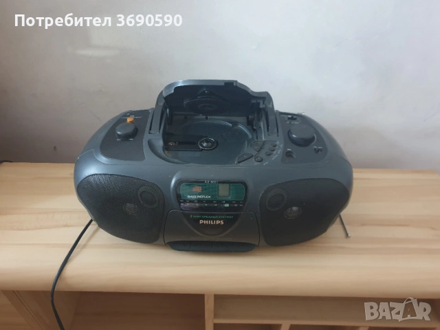 Philips аудио система CD, касетофон, радио