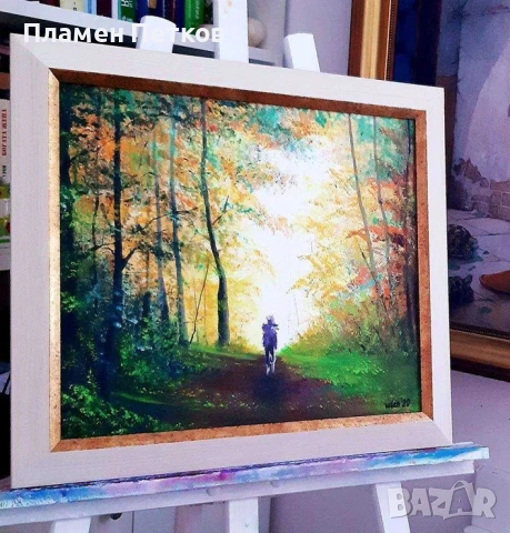 Картина от Ертан Алев (с рамка) - 50х45 см