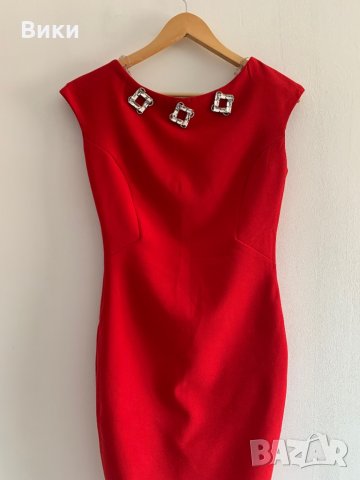 Fervente красива червена рокля, снимка 6 - Рокли - 29085333