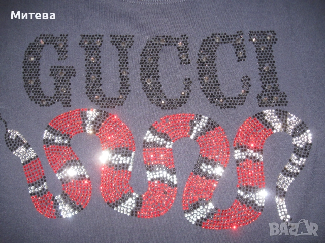 Gucci дамска тениска S размер, снимка 3 - Тениски - 52862767