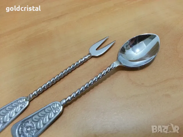 руски прибори лъжичка и виличка , снимка 4 - Антикварни и старинни предмети - 49691336