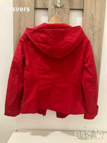 Яке на Benetton, червено, снимка 10 - Якета - 56550374