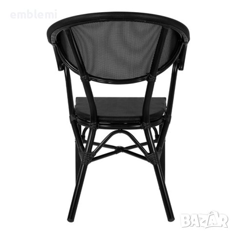Стол трапезен градински Costa HM5025 Черен, снимка 3 - Столове - 44276225