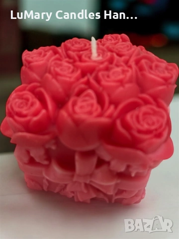 Свещ “ Градината на любовта”, снимка 3 - Декорация за дома - 53225064