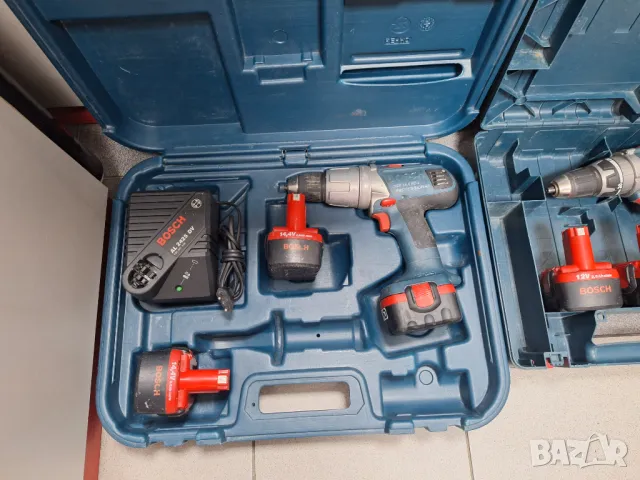 Комплект! Винтоверти-2 броя BOSCH GSB 14,4VE-2 Professional и BOSCH GSR 12VE-2 Professional, снимка 2 - Винтоверти - 48928821