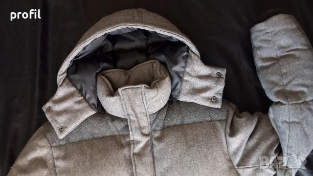 Пухено вълнено палто/яке H&M M, снимка 5 - Якета - 53162213