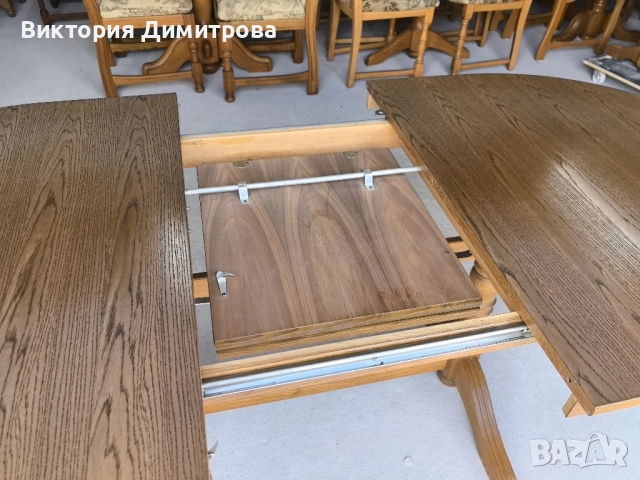 Разтегателна трапезна маса , снимка 6 - Маси - 51738306