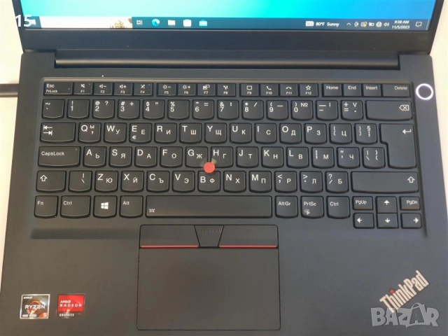 Преносим компютър Lenovo Thinkpad E14 Ryzen 5 /24GB ram /1250GB Nvme/Radeon/Win11 pro /Офис /VPN , снимка 5 - Лаптопи за работа - 52047980