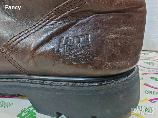 Мъжки кожени боти Caterpillar 45 номер , снимка 6 - Мъжки боти - 53335489