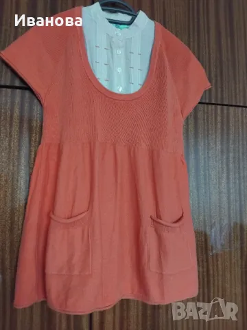 Блузка с къс ръкав - 36 р-р - подарявам към закупен артикул, снимка 6 - Тениски - 49039412