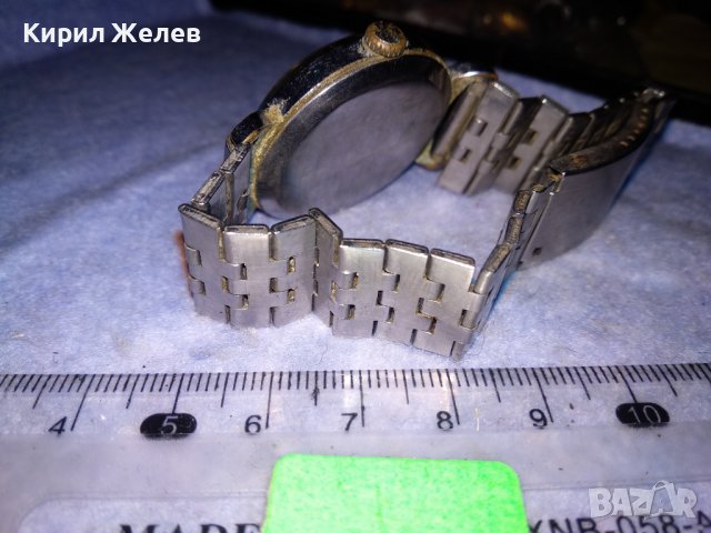 ПОБЕДА СДЕЛАНО в СССР Стар РУСКИ МЪЖКИ МЕХАНИЧЕН ЧАСОВНИК НЕРЪЖДАЕМА СТОМАНА ВЕРИЖКА РАБОТЕЩ 35304, снимка 10 - Антикварни и старинни предмети - 39887804