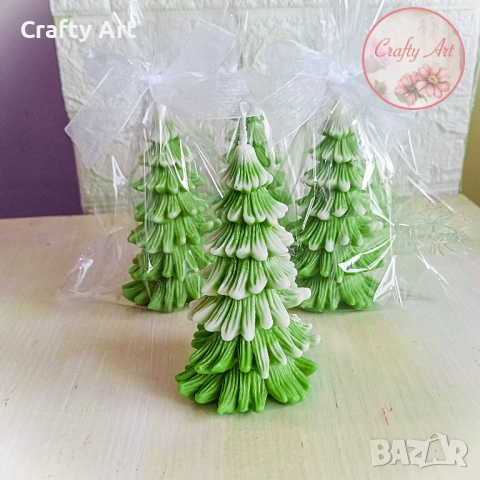 Ароматна соева свещ дядо Коледа 